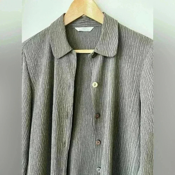 Vintage Y2K St Michael Marks & Spencer Womens Grey Feminine Shirt Skirt Set - Picture 6 of 16